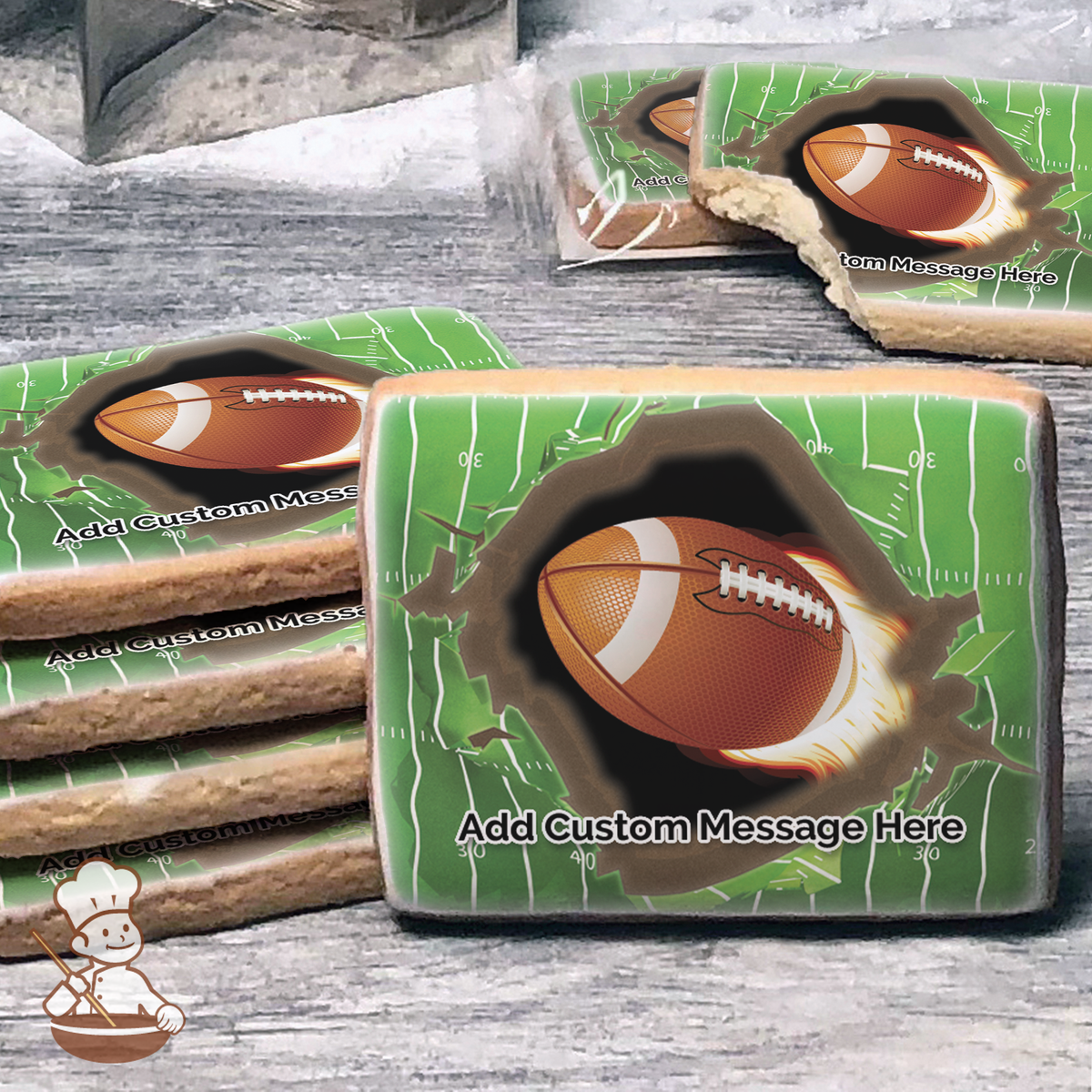 NFL Pittsburgh Steelers Custom Message Cookies