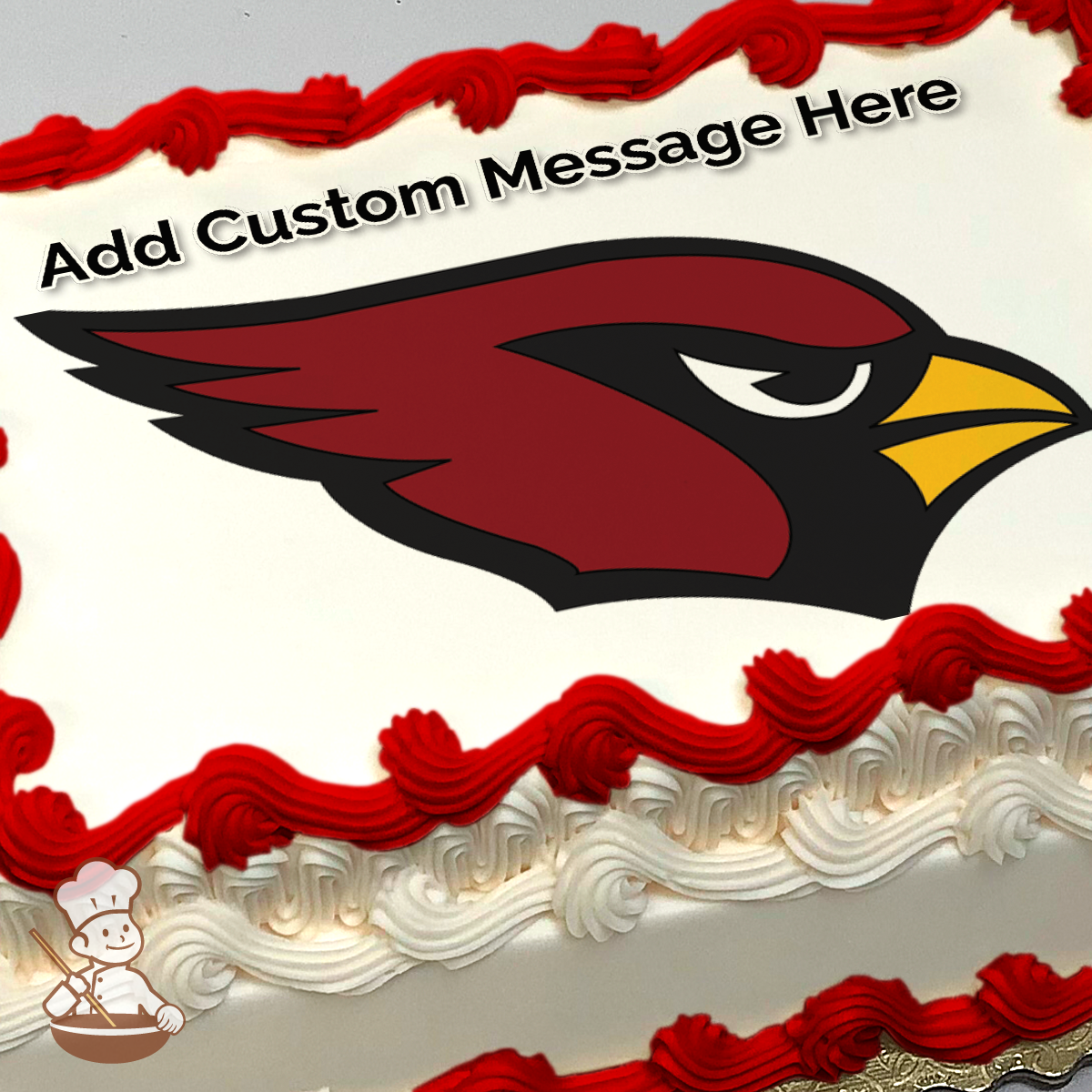 Go Santa Cruz Cardinals Photo Cake Freedom Bakery