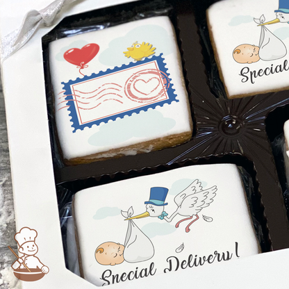 Stork's Special Delivery Cookie Gift Box (Rectangle)