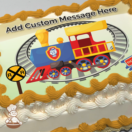 All Aboard Happy 1st Birthday Boy Candle Cake Topper Set - 4pcs | Mime's  Fun Shop