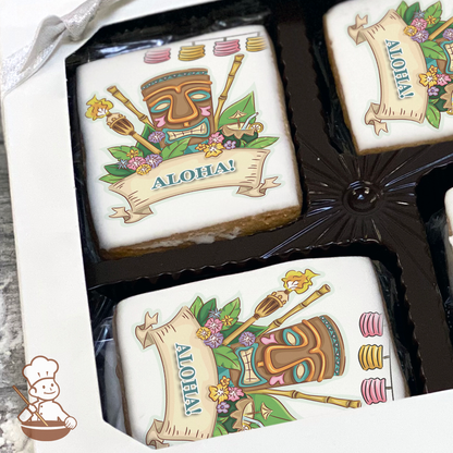 Tiki Party Cookie Gift Box (Rectangle)