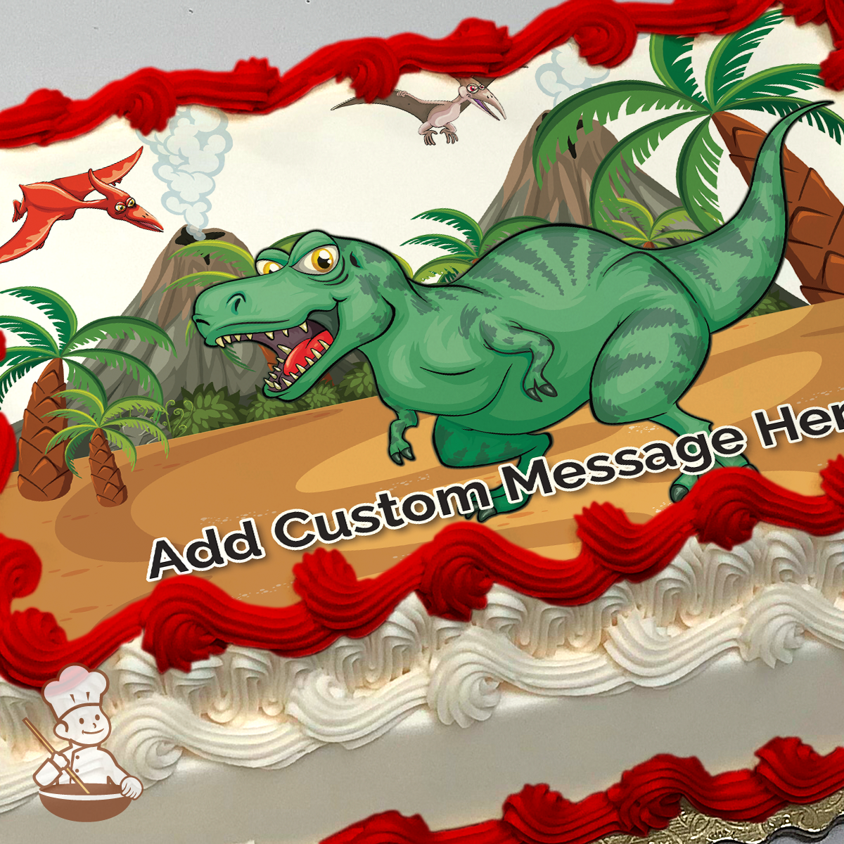 Dinosaur Volcano Cake | Kids: Dinosaurs, T-Rex, Prehistoric,… | Flickr