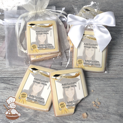 Graduation Diploma Photo Cookies (Rectangle)