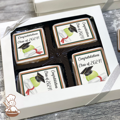 Graduation Tennis Cookie Gift Box (Rectangle)