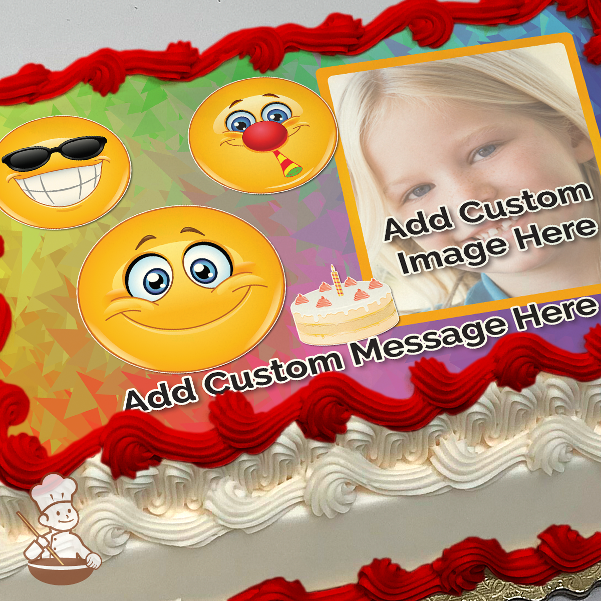 Emoji Theme Cake Designs & Images