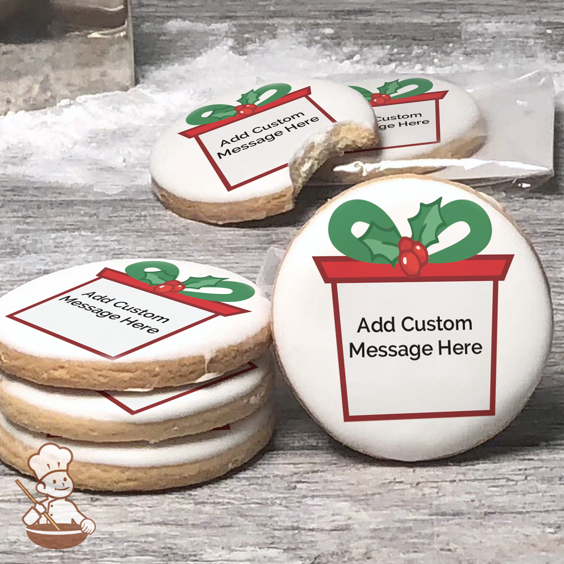 Christmas Delivery Custom Message Cookies