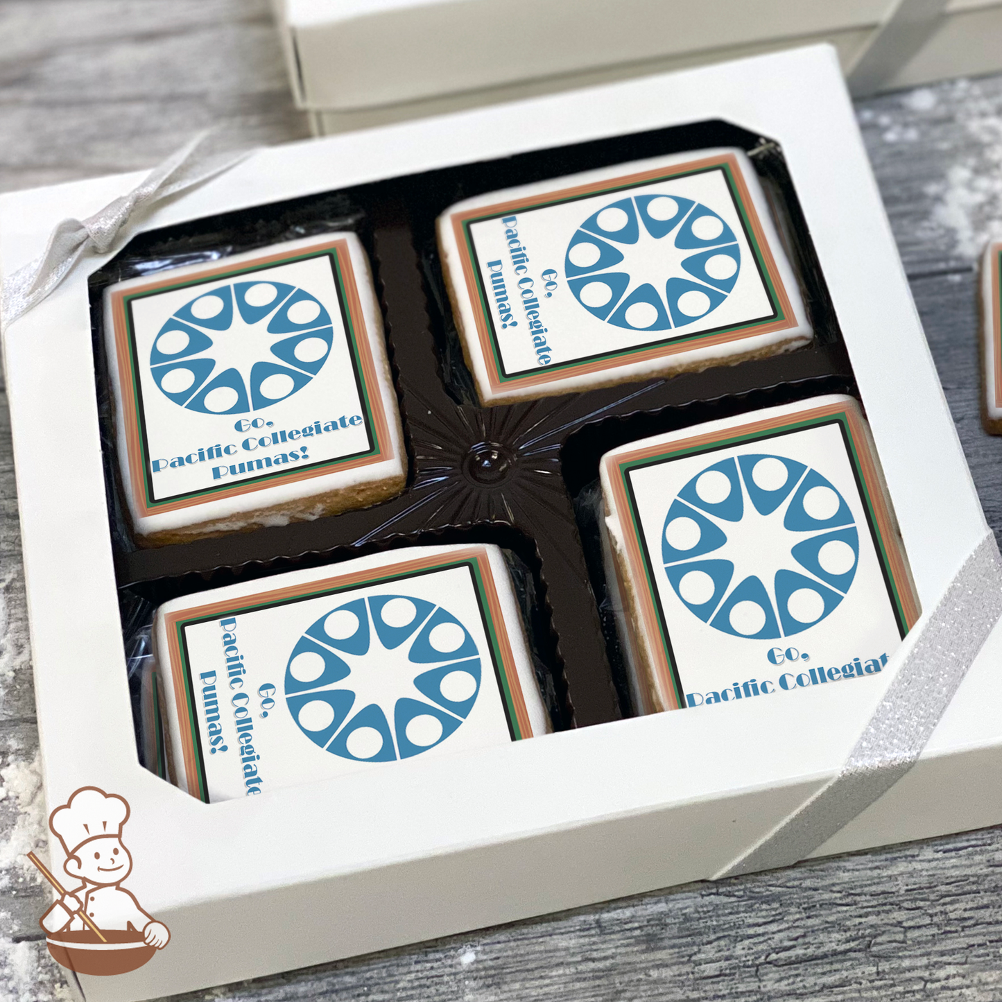 Go PCS Pumas Cookie Gift Box (Rectangle)