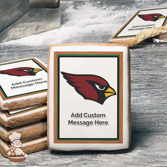 Go Santa Cruz Cardinals Custom Message Cookies (Rectangle)