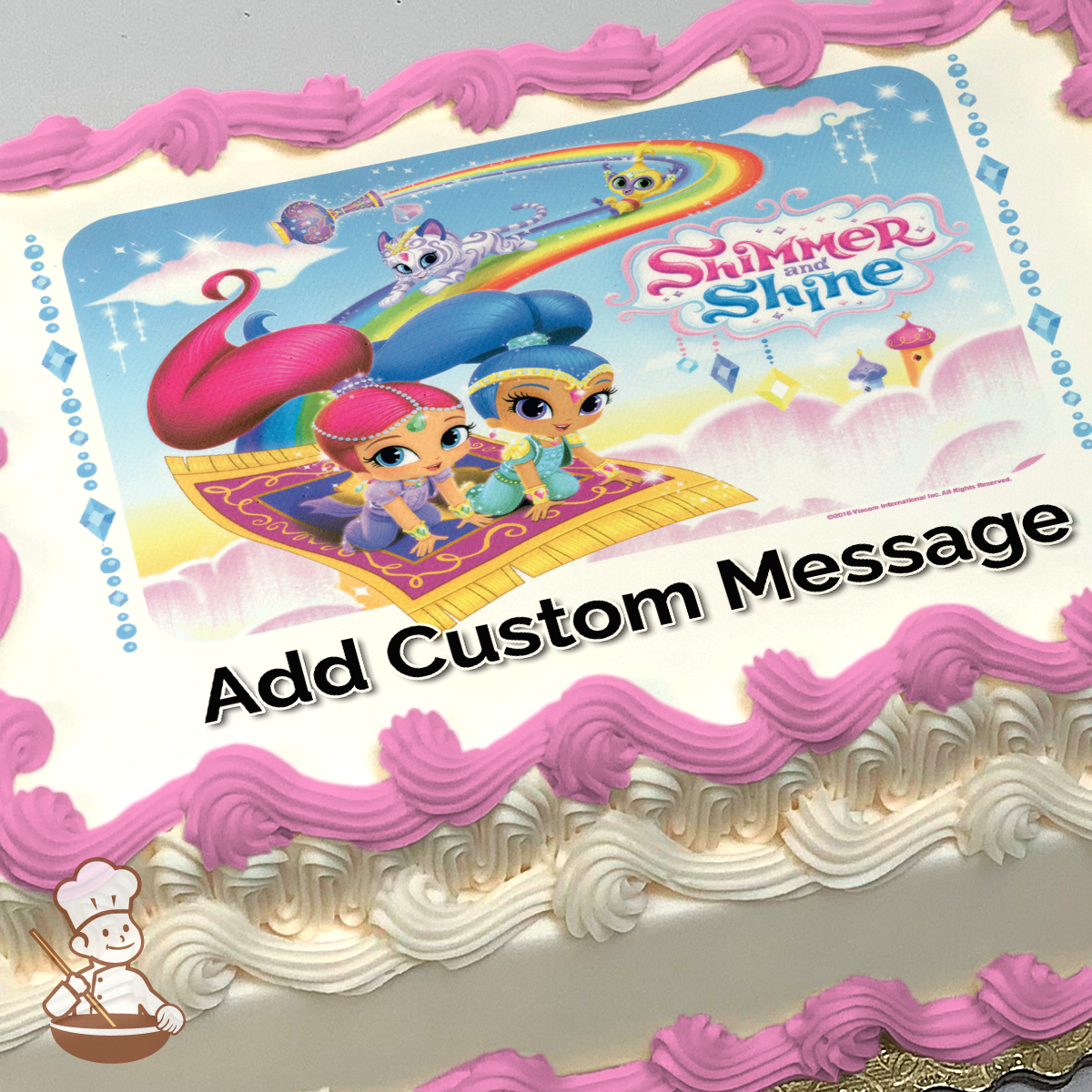 Number 4 shimmer and shine cake | Stacey's Cake Creations | Flickr