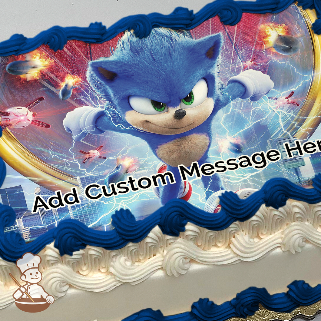 Sonic cake - Decorated Cake by AlphacakesbyLoan - CakesDecor