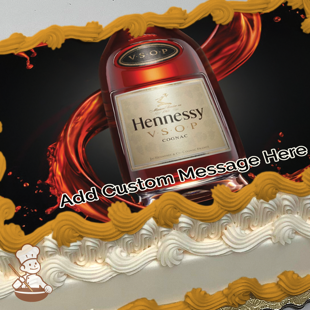 Hennessy buttercream cake - YouTube