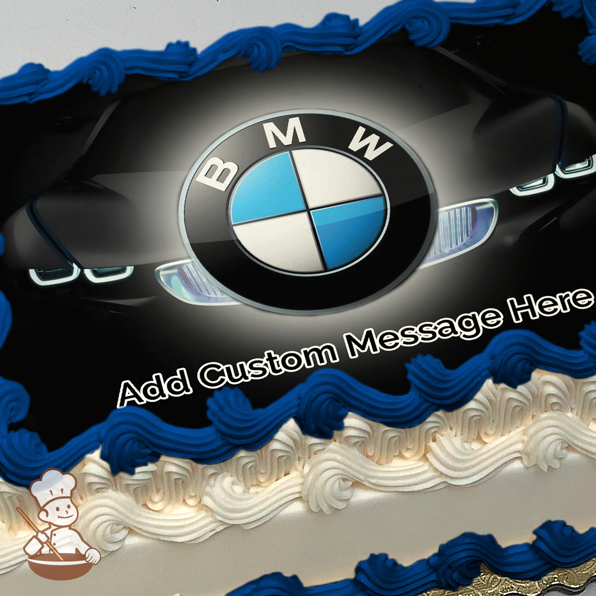 Edible BMW Cake Topper - Edible Printed Toppers