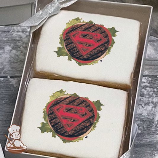 Superman Grillin Superman Cookie Gift Box (Rectangle)