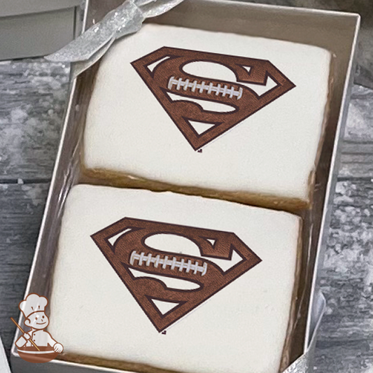 Superman Touchdown Superman Cookie Gift Box (Rectangle)