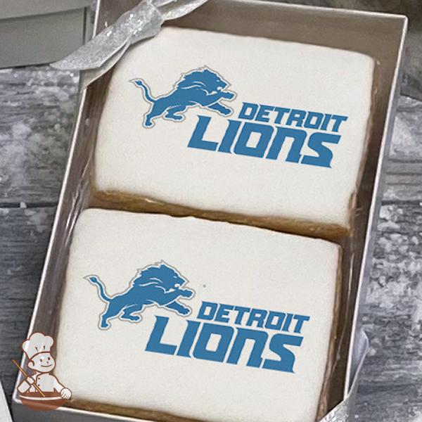 NFL Detroit Lions Cookie Gift Box (Rectangle)