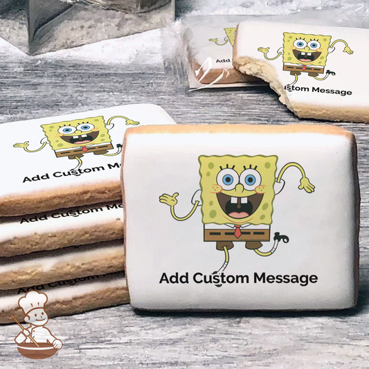 SpongeBob SquarePants Wacky Custom Message Cookies (Rectangle)