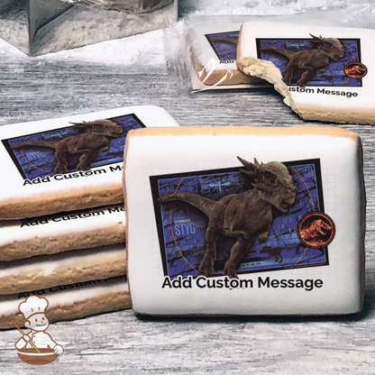 Jurassic World Fallen Kingdom Stygie Custom Message Cookies (Rectangle)