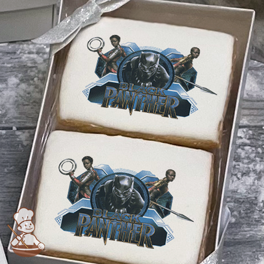 Marvels Black Panther Wakanda Warrior Cookie Gift Box (Rectangle)