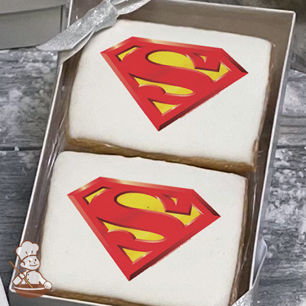 Superman Power Up Cookie Gift Box (Rectangle)