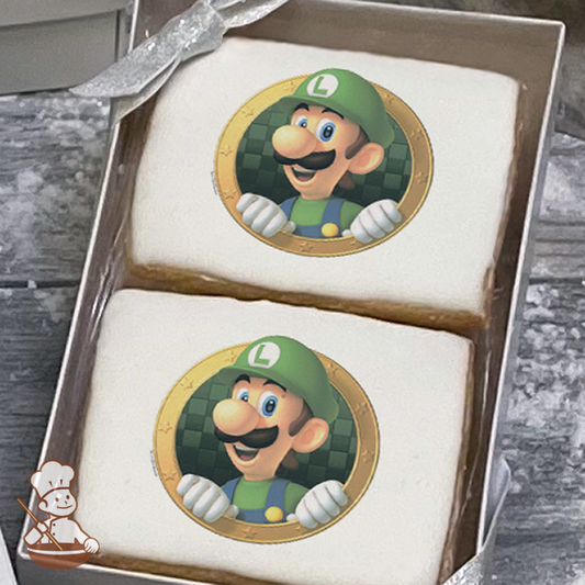 Super Mario Luigi Okie Dokie Cookie Gift Box (Rectangle)