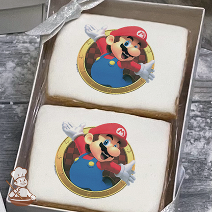 Super Mario Here We Go Cookie Gift Box (Rectangle)