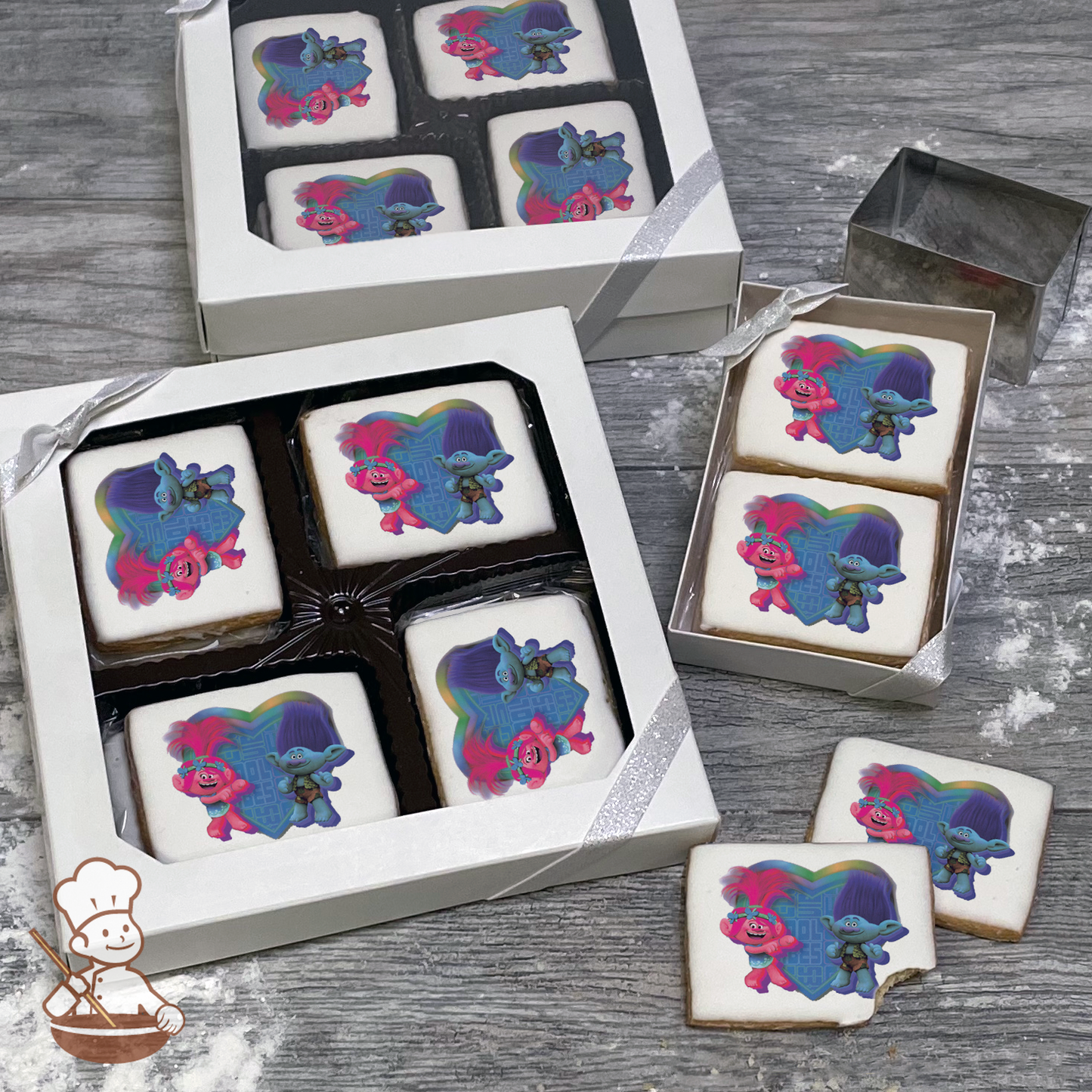 Trolls Cool Vibes Cookie Gift Box (Rectangle)