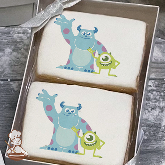 Monsters Inc Mike and Sully Cookie Gift Box (Rectangle)