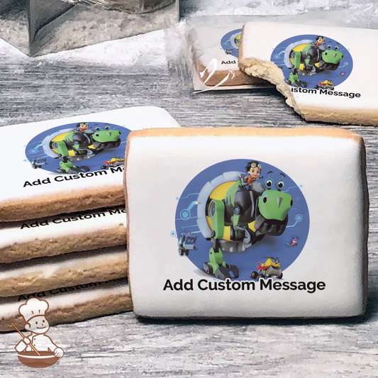 Rusty Rivers Time to Bolt Custom Message Cookies (Rectangle)