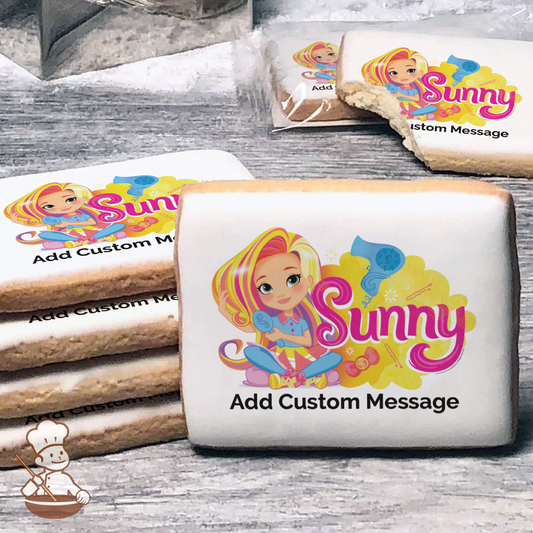 Sunny Day Always Sunny With You Custom Message Cookies (Rectangle)