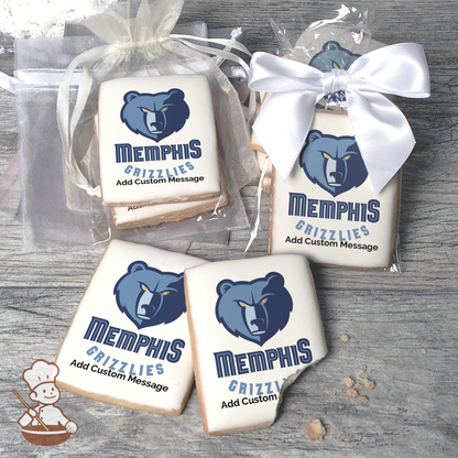 NBA Memphis Grizzlies Custom Message Cookies (Rectangle)