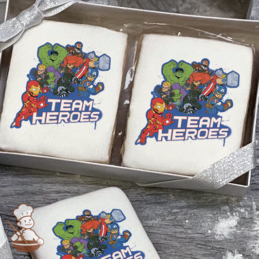 Marvel Adventures Team Heroes Cookie Gift Box (Rectangle)