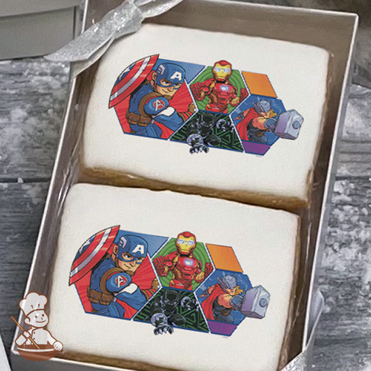 Marvel Adventures Battle Cookie Gift Box (Rectangle)