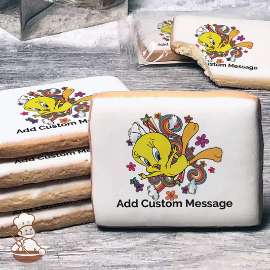 Looney Tunes Tweety Custom Message Cookies (Rectangle)