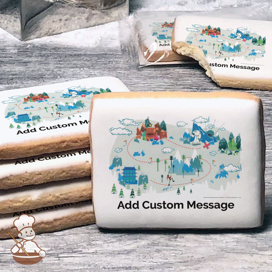 SmallFoot Your Journey Awaits Custom Message Cookies (Rectangle)