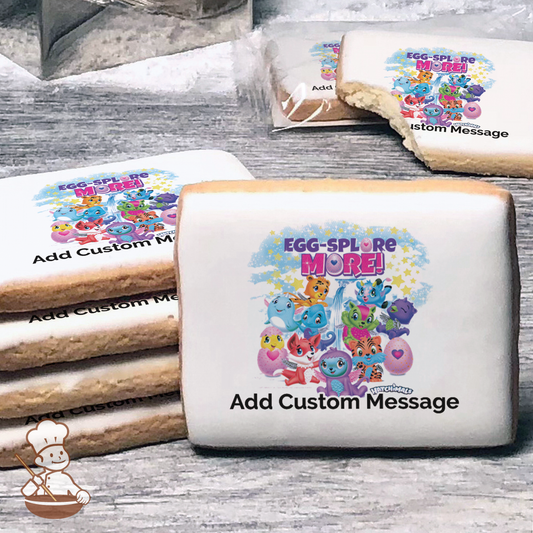 Hatchimals Egg Splore More Custom Message Cookies (Rectangle)