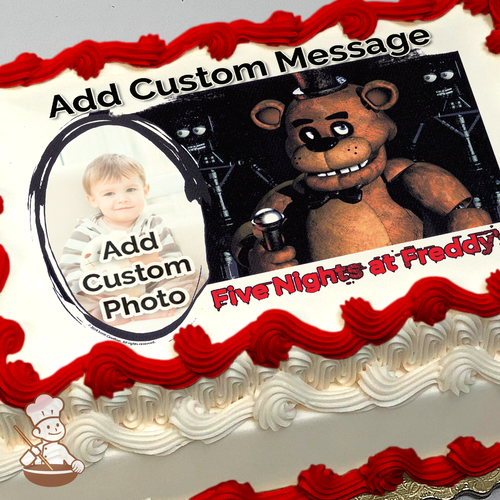 Five Nights at Freddys Freddy Photo Cake