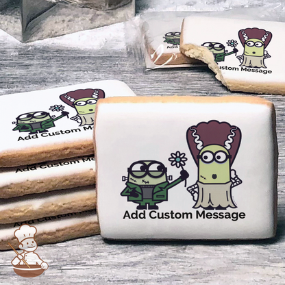 Minions Monsters Custom Message Cookies (Rectangle)