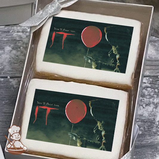 It Movie You'll Float Too Balloon Cookie Gift Box (Rectangle)