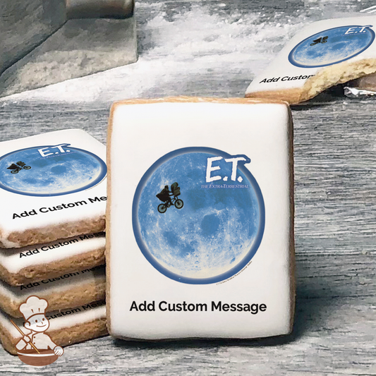 ET The Extra Terrestrial Custom Message Cookies (Rectangle)