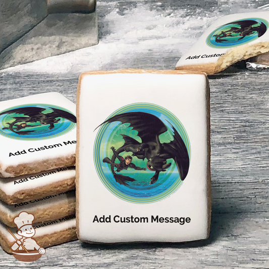 How To Train Your Dragon Gotta Keep Flying Custom Message Cookies (Rectangle)