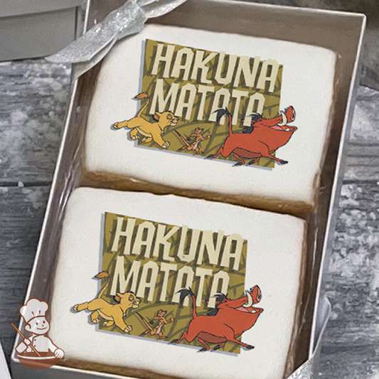 The Lion King Hakuna Matata Cookie Gift Box (Rectangle)