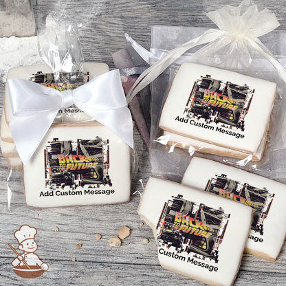 Back To The Future Custom Message Cookies (Rectangle)