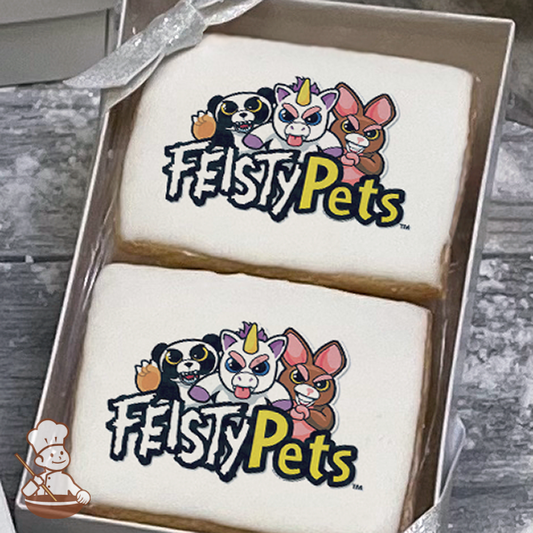 Feisty Pets Cookie Gift Box (Rectangle)