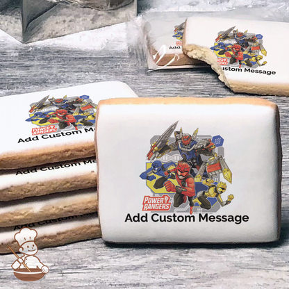 Power Rangers Beast Morphers Custom Message Cookies (Rectangle)