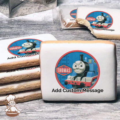 Thomas and Friends Custom Message Cookies (Rectangle)