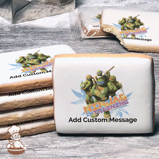 Teenage Mutant Ninja Turtles Ninja in Training Custom Message Cookies (Rectangle)