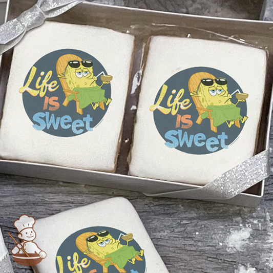 SpongeBob SquarePants Life is Sweet Cookie Gift Box (Rectangle)