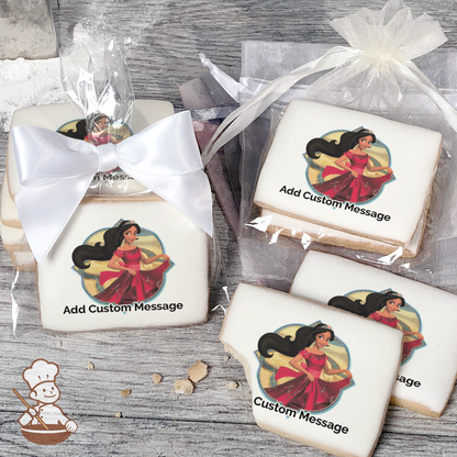 Elena of Avalor Ready To Rule Custom Message Cookies (Rectangle)