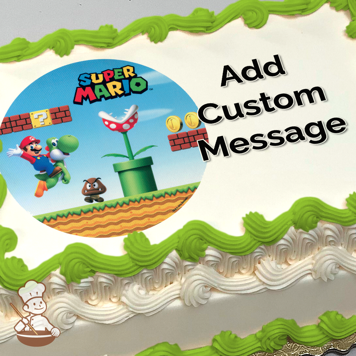Super Mario Mushroom Kingdom Cake