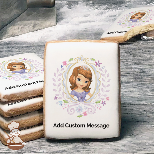 Sofia the First Springtime Enhancia Custom Message Cookies (Rectangle)